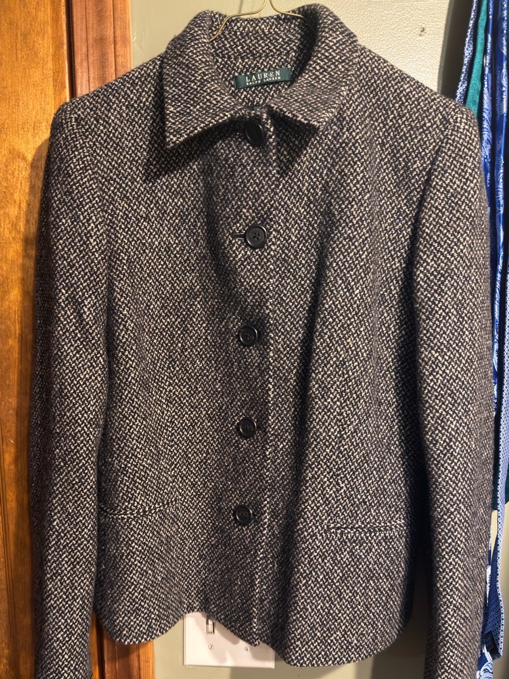 Lauren Ralph Lauren "Edward Fash" Blazer in the colorway Black.